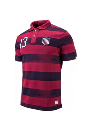Nike USA Covert striped polo shirt - Red