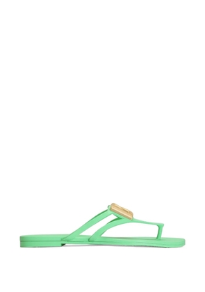 Dolce & Gabbana rubber beachwear flip-flops - Green