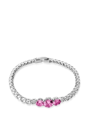 HZMER JEWELLERY Snowblush Shimmer crystal-embellished bracelet - Silver