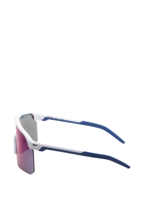Nike Expedition Shield Team logo-print sunglasses - White