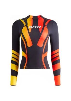 KITH Valen Surge logo-print top - Black
