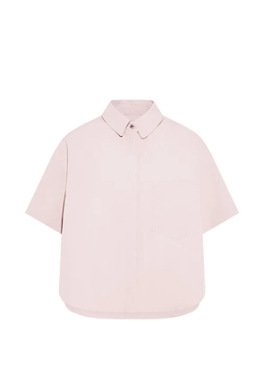 Yves Salomon Poplin short sleeve shirt - Pink