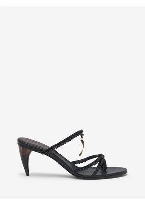 McQueen Rosa Sandal - Black - Women - 3