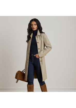 Checked Reversible Balmacaan Coat
