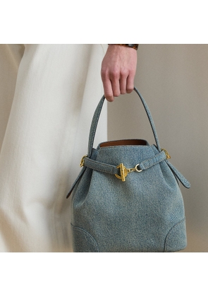 Washed Denim Medium Blaike Bucket Bag