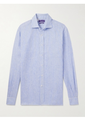 Ralph Lauren Purple Label - Striped Cotton Shirt - Men - Blue - UK/US 15