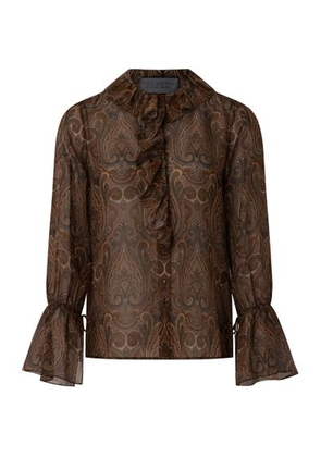 Cecily silk blouse