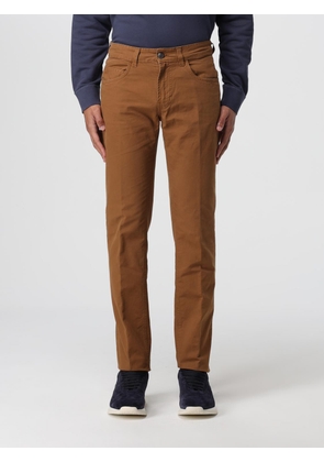 FAY Pants Men color Brown