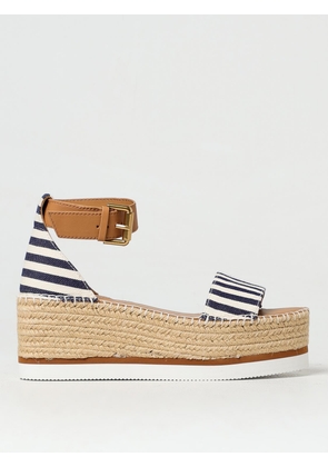 SEE BY CHLOÉ Wedge Shoes Woman color Blue