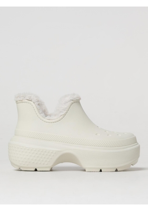 CROCS Boots Woman color Yellow Cream