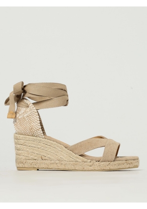 CASTAÑER Heeled Sandal Woman color Beige