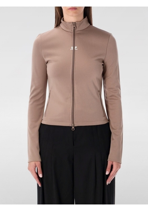 COURRÈGES Sweatshirt Woman color Brown