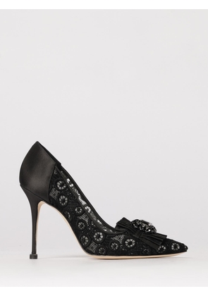 MANOLO BLAHNIK Pump Woman color Multicolor
