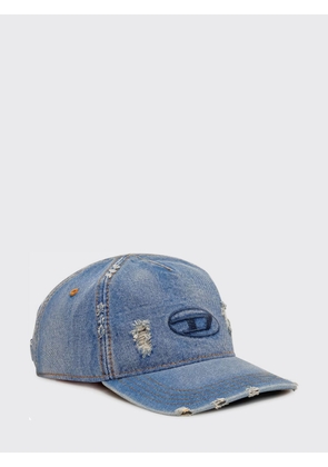 DIESEL Hat Men color Denim