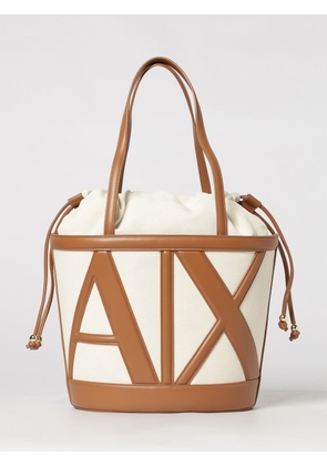 ARMANI EXCHANGE Shoulder Bag Woman color Natural