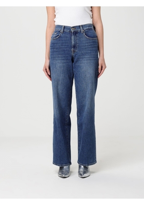 7 FOR ALL MANKIND Jeans Woman color Blue