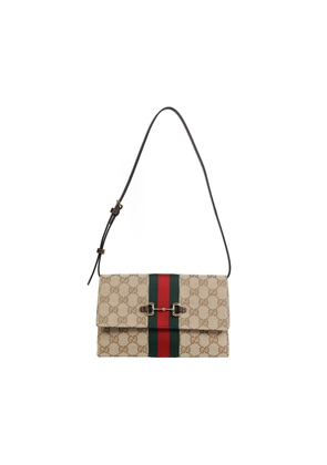 Gucci Horsebit GG Canvas and Web Wallet