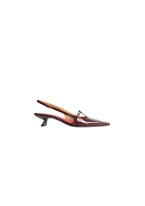 Kitten Heel Slingback Pumps