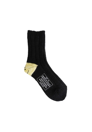 Rainbowy Happy Heel Socks
