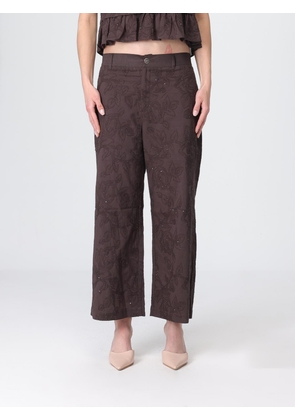 LIU JO Pants Woman color Brown