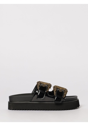 VERSACE JEANS COUTURE Heeled Sandal Woman color Black