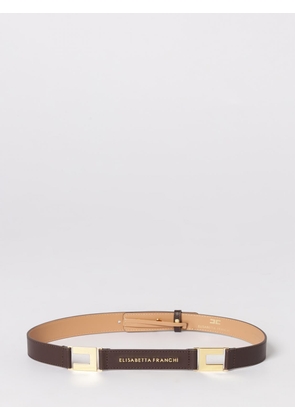 ELISABETTA FRANCHI Belt Woman color Cocoa