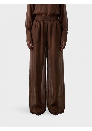 THELATEST Pants Woman color Brown