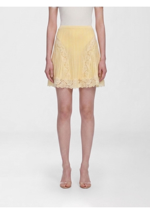 SELF-PORTRAIT Skirt Woman color Yellow