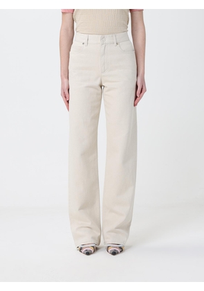 FENDI Jeans Woman color Yellow Cream