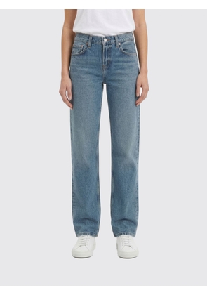 AGOLDE Jeans Woman color Indigo