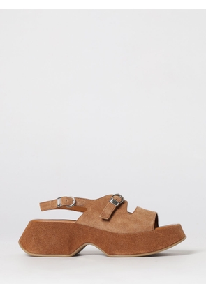 VIC MATIÉ Heeled Sandal Woman color Brown