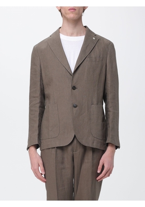 MANUEL RITZ Jacket Men color Dove Grey