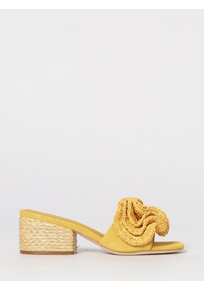PALOMA BARCELÒ Heeled Sandal Woman color Ocher