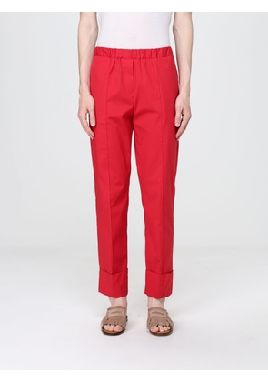 SEMICOUTURE Pants Woman color Red
