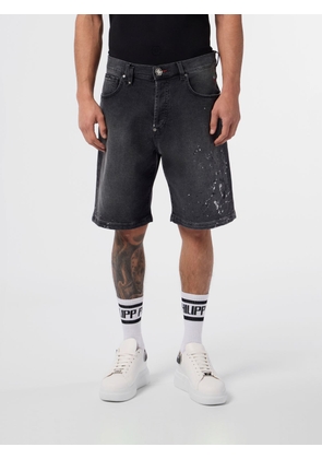 PHILIPP PLEIN Shorts Men color Black