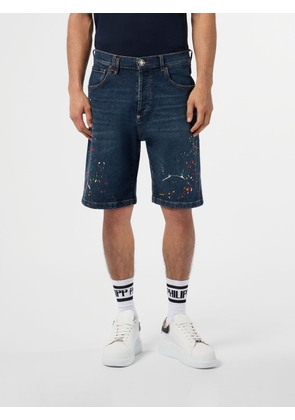 PHILIPP PLEIN Shorts Men color Blue