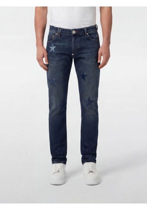 PHILIPP PLEIN Jeans Men color Blue
