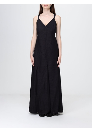 120% LINO Dress Woman color Black