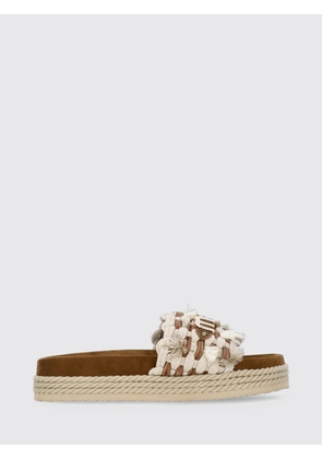 MOU Heeled Sandal Woman color Beige