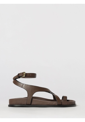A. EMERY Heeled Sandal Woman color Burnt