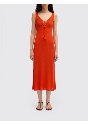 MACCAPANI Dress Woman color Orange