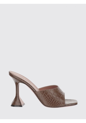 AMINA MUADDI Heeled Sandal Woman color Brown