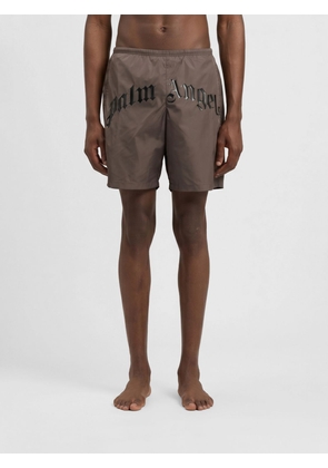 PALM ANGELS Swimsuit Men color Brown