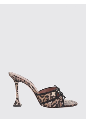 AMINA MUADDI Heeled Sandal Woman color Red