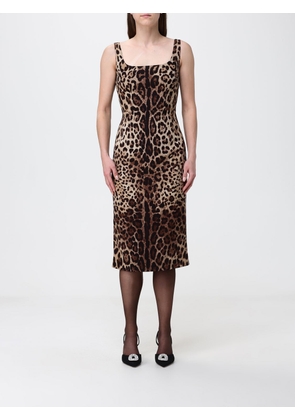 DOLCE & GABBANA Dress Woman color Brown
