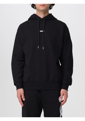 DISCLAIMER Cotton Hoodie with Printed Logo and Dropped Shoulders