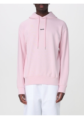 DISCLAIMER Cotton Hoodie with Printed Logo and Dropped Shoulders