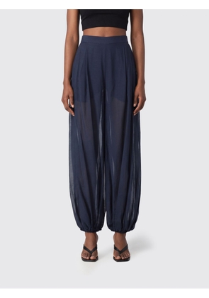SEMICOUTURE Pants Woman color Blue