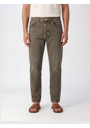 AMISH Mid-Rise Straight-Leg Stretch-Denim Jeans with a Five-Pocket Design