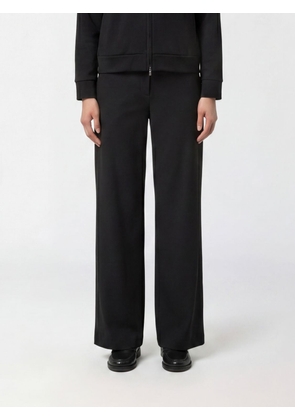 K-WAY Mid-Rise Wide-Leg Trousers in Technical Fabric with Slant Pockets